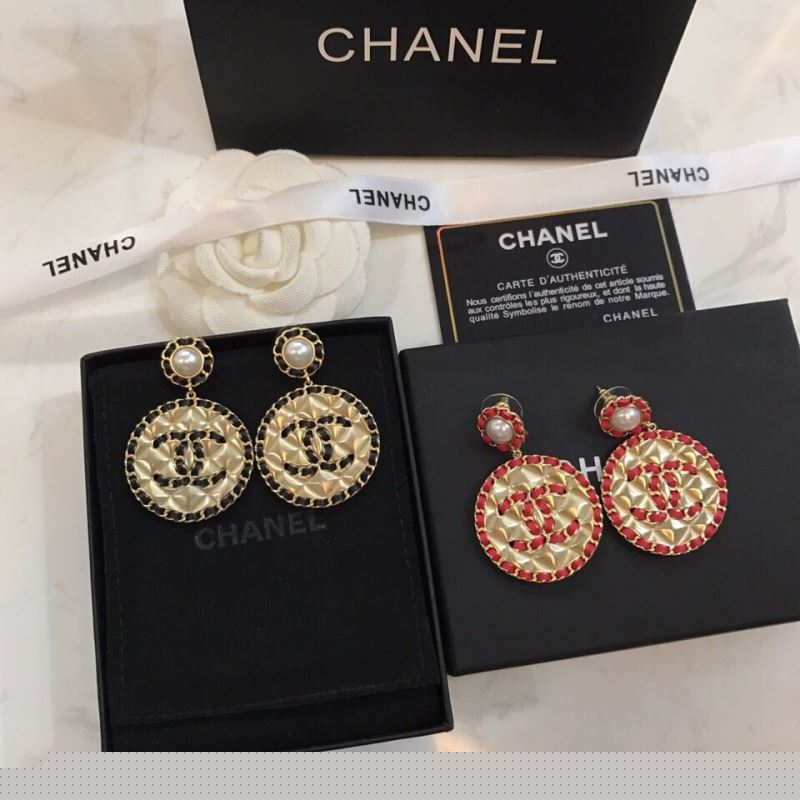 Ch*el earrings